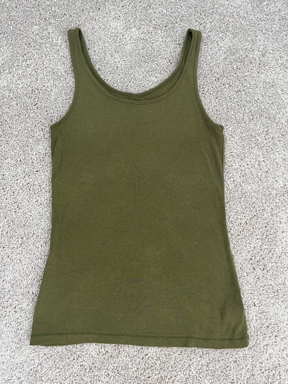 Women's Olive Green Tank Top